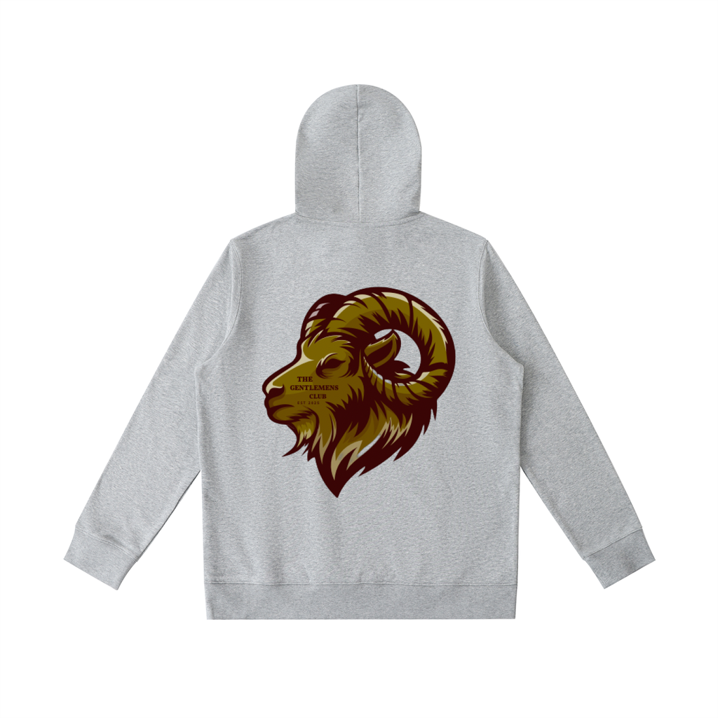 The Gentlemen’s Club Goat Hoodie - Flower Gray