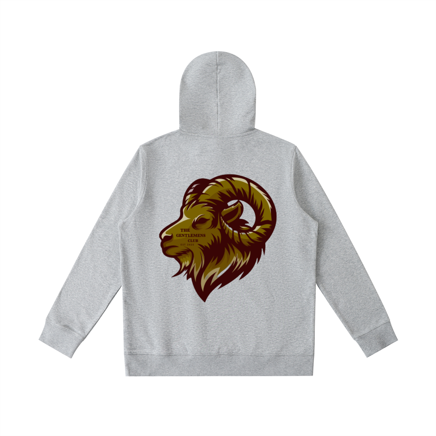 The Gentlemen’s Club Goat Hoodie - Flower Gray