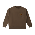 The Gentlemen’s Club Goat Patch Pocket Jumper - Coffee
