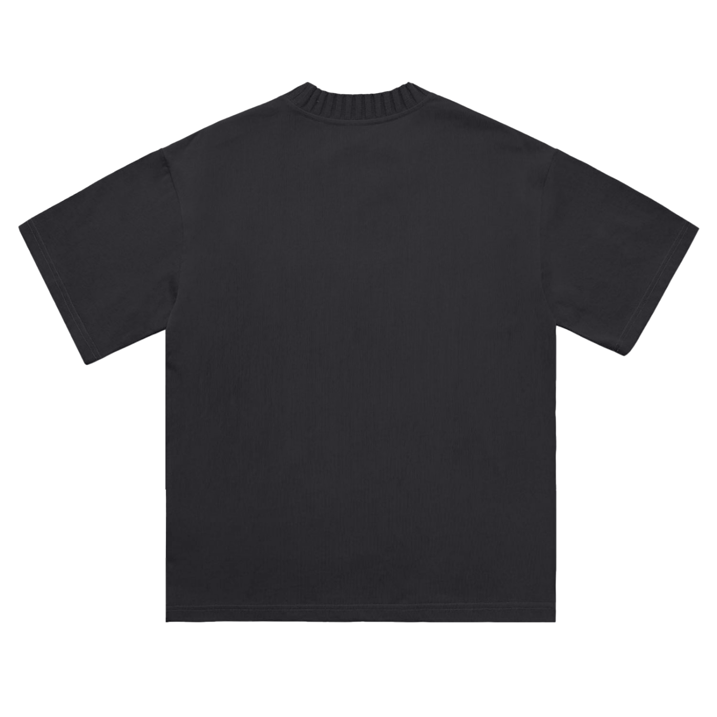 The Gentlemen’s Club Raglan Knitted T-Shirt - Black