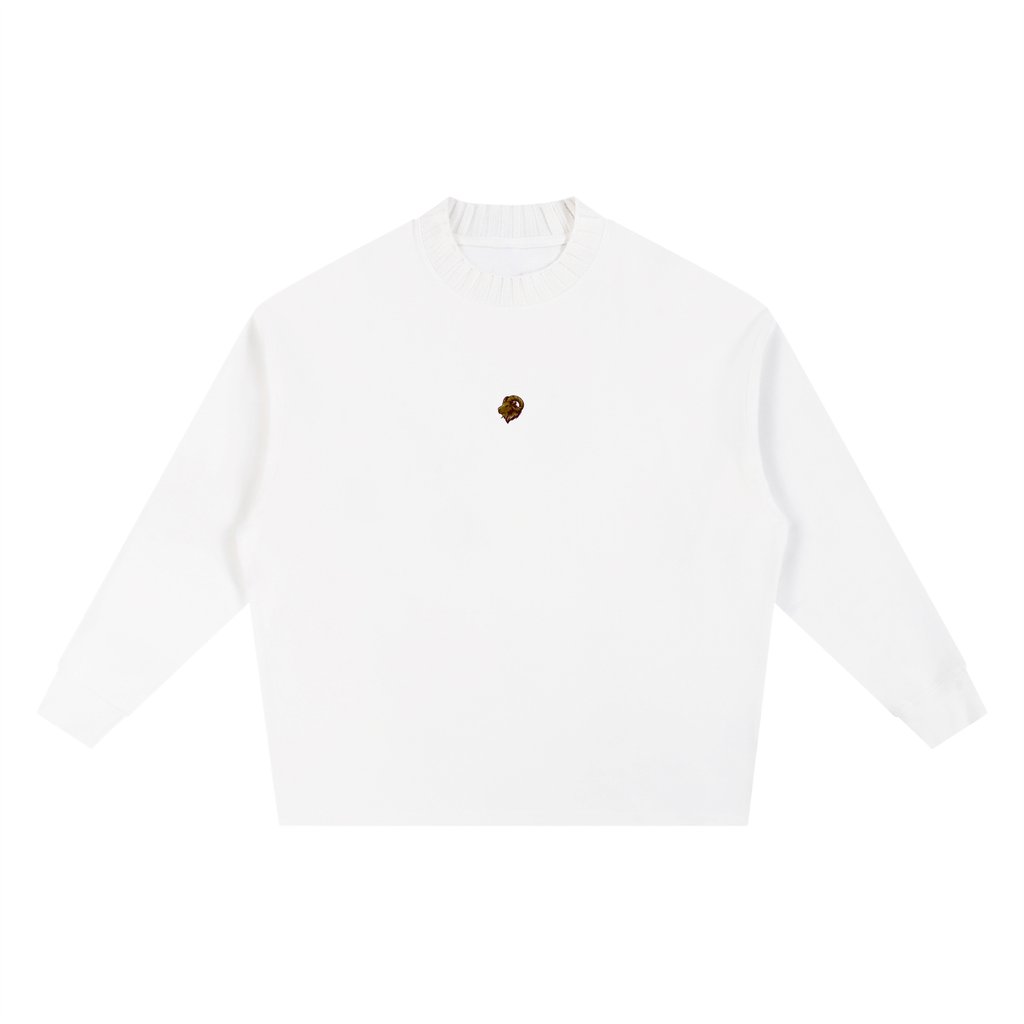 The Gentlemen’s Club Goat Knitted Jumper - White