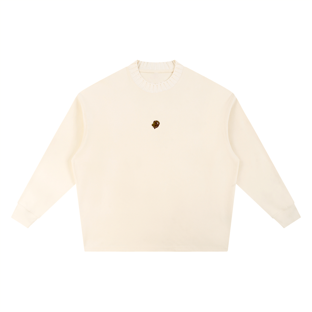 The Gentlemen’s Club Goat Knitted Jumper - Apricot