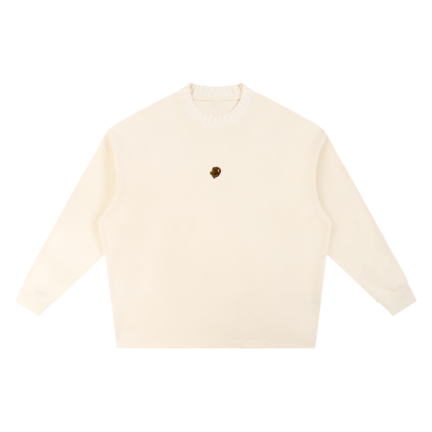 The Gentlemen’s Club Goat Knitted Jumper - Apricot