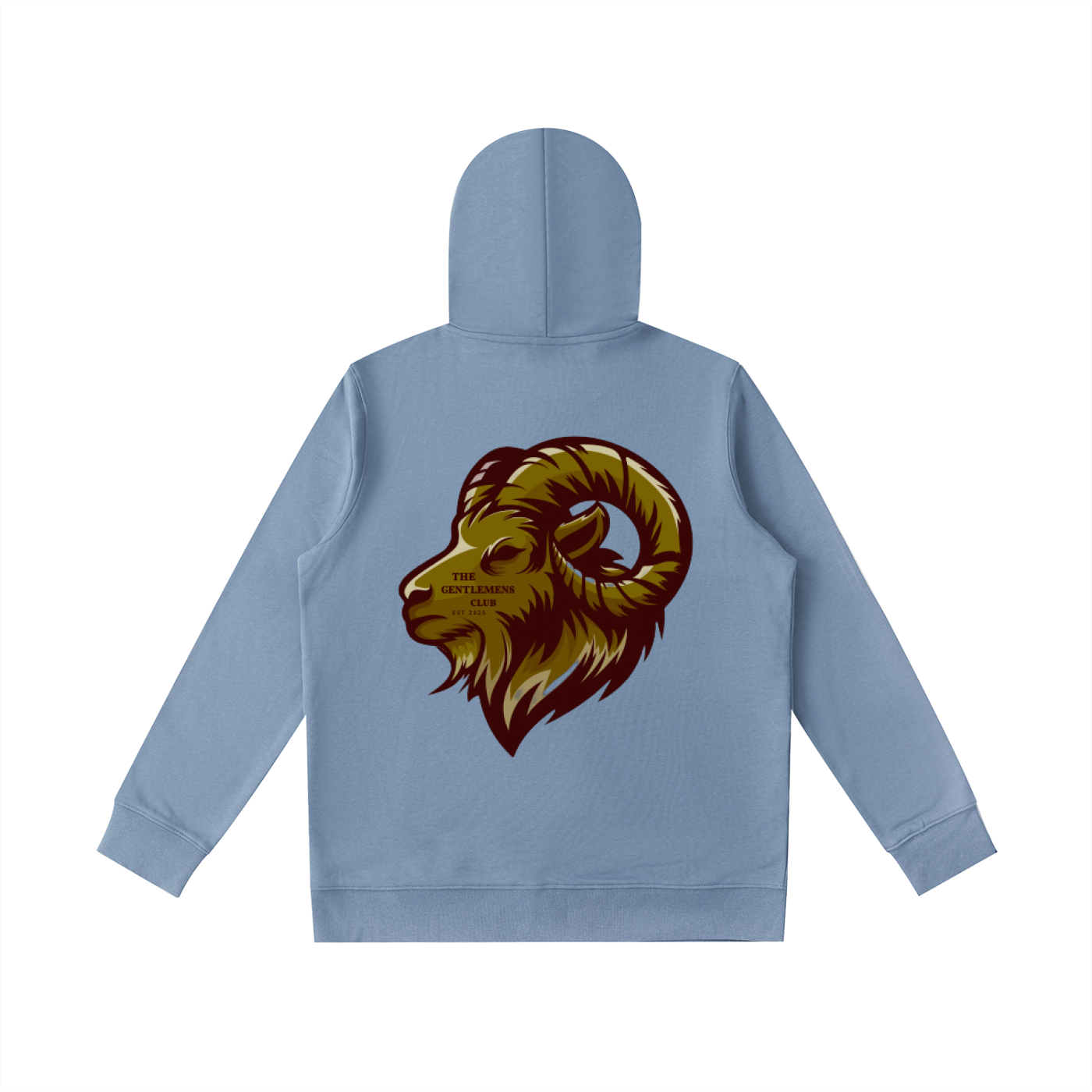 The Gentlemen’s Club Goat Hoodie - Haze Blue