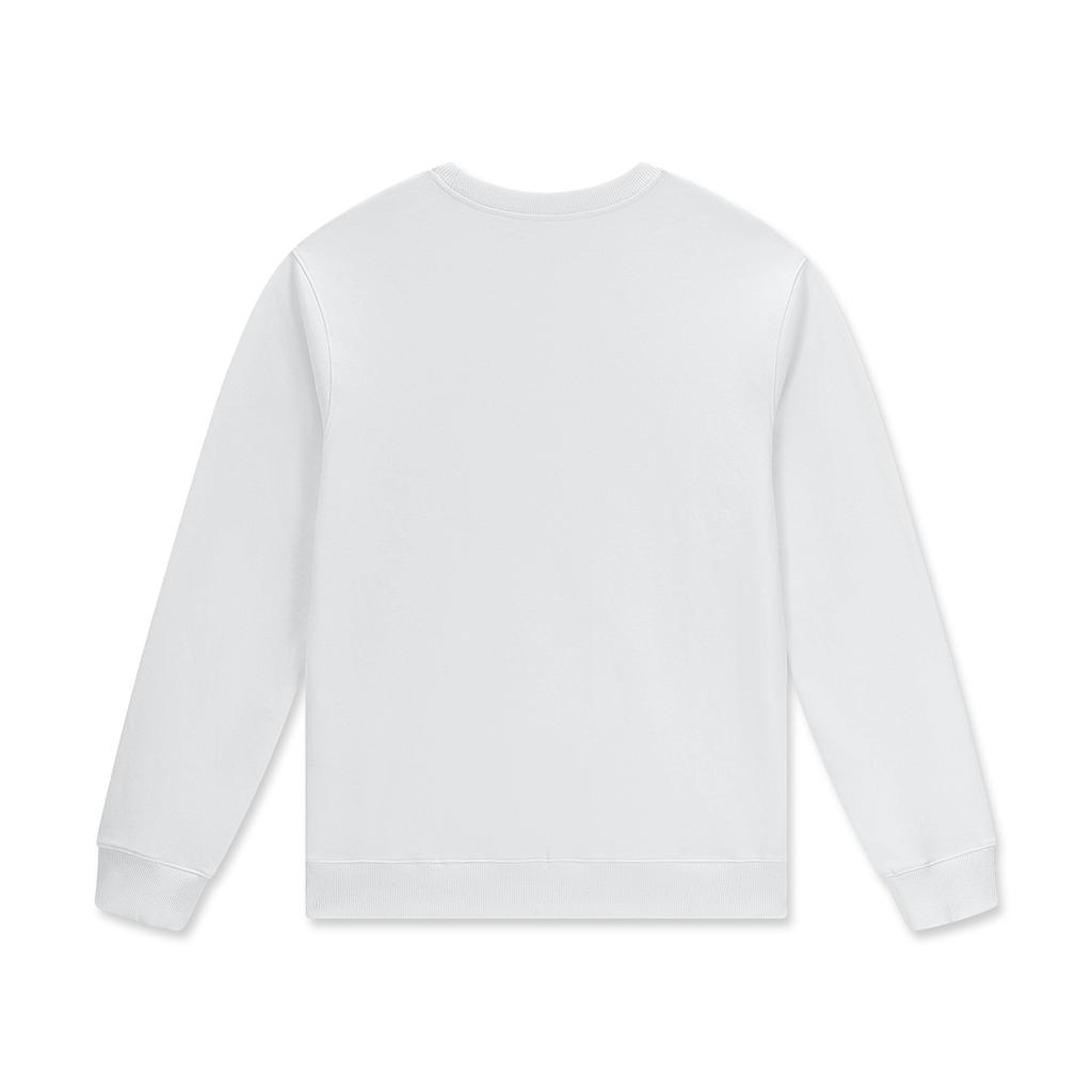 The Gentlemen’s Club Brick Crew Neck Jumper - Lucent White